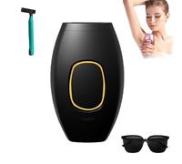 Bloomy Luminology Epilateur,Ipl Epilateur Lumiere Pulsee,éPilateurs à LumièRe PulséE,Pour Le Visage, Les Aisselles, Les Jambes Et Le Corps Hommes Et Femmes (Noir)