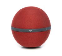 Bloon Siège Ballon Bureau Ergonomique | Anti Mal de Dos, Anti-dérapant, Anti-tâches & Ultra-résistant | Fait à la Main au Portugal | Couleur Carmin | 55 cm