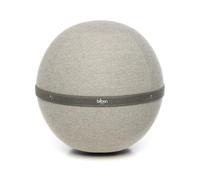 Bloon Siège Ballon Bureau Ergonomique Premium| Déperlant, Anti Mal de Dos, Anti-dérapant, Anti-tâches & Ultra-résistant | Fait à la Main au Portugal | Couleur Gris Clair | 55 cm