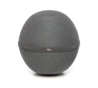 Bloon Siège Ballon Bureau Ergonomique Premium| Déperlant, Anti Mal de Dos, Anti-dérapant, Anti-tâches & Ultra-résistant | Fait à la Main au Portugal | Couleur Gris Silice | 55 cm