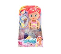 BLOOPIES Fantasy Tail Leila Poupée de Bain Sirène Aquatique avec Queue Remplissable de Billes Qui se Dilatent avec l’Eau et Projette de l’Eau pour Encore Plus de Fun Enfants à partir de 2 Ans