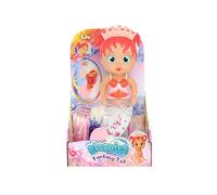 BLOOPIES Fantasy Tail LIV Poupée de Bain Sirène Aquatique avec Queue Remplissable de Billes Qui se Dilatent avec l’Eau et Projette de l’Eau pour Encore Plus de Fun Enfants à partir de 2 Ans