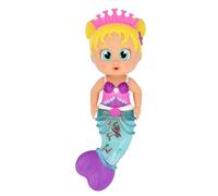 BLOOPIES Shimmer Mermaids Ellen sirène Jouet d'eau avec Queue étincelante Pleine de pendentifs éclaboussant l'eau Enfants à partir de 18 Mois
