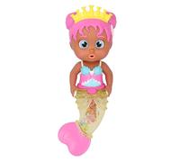 IMC Toys – Jouet de bain Bloopies Shimmer Mermaids Julia, nageoire transparente à charms, 18+ mois
