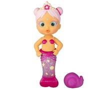 Bloopies Sirène Sweetie | Poupée de Bain Sirène Qui Change de Couleur dans l'eau et Fait des Bulles avec 1 Animal de mer | Jouet de Bain pour Enfant à partir de 18 Mois