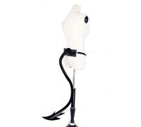 Blooshow Demen Queue de diable Accessoires de cosplay Mignon Amour Cœur Démon Queue (Noir)