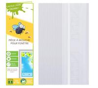 Blooven Piège à Mouche pour Fenêtre 20 Pièces, Anti Mouche, Attrape Mouche Transparent, Non Toxique et inodore pour Attraper Les Mouches et Les Mouches des Fruits