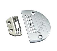 Blooy - Kit de plaque d'aiguille standard et d'alimentation pour chien compatible avec les machines à coudre industrielles JUKI Brother Singer Jack E16, E18, E20, E22, E24, E26 (E16 + 25T)