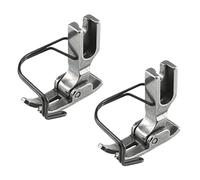 Blooy - Lot de 2 pieds presseurs standard à charnière B1524-012-0BA avec protège-doigt pour pièces industrielles à point de verrouillage pour machine à coudre JUKI