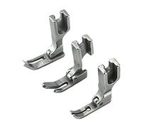 Blooy P360 + P361 + P363 Pied pour fermeture éclair pour machine à coudre industrielle à 1 aiguille JUKI Brother Singer Jack Consew (3 pièces/lot)
