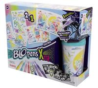 Lansay - Kit personnalisation mug BLOPENS X-TRA Crea'Mug 1 mug, 8 Blopens, 9 pochoirs, 11 feuilles
