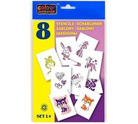 Blopens Pochoir Lot de 8 Pochoirs animaux 206 x 147 mm