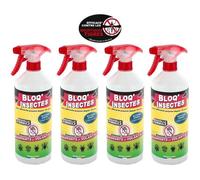 Bloq Insectes lot de 4x1L avec 4 bouchons + 4 Pulvérisateurs