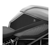 BLOQ moto Réservoir Traction Tapis compatible avec ZERO SR S/F (2020-) Tacky Grip - Noir