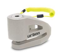 URBAN UR206T Antivol Bloque Disque,Universel ø6mm, Design Plus Léger, Sécurité Compacte et Efficace, Verrouillage Facile, Câble de Rappel, Bloc Disc Frein pour Moto, Scooter, Velo, Trottinette