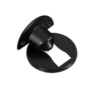 bloque porte Butoir de porte magnétique auto-adhésif monté au sol, sans perceuse, support de capture de portes magnétiques brossées exterieur(Svart)