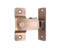 Bloque Porte Coulissante Right Angle Door Latch Stainless Steel Lock Bolt for Barn Sliding Flip Buckle Household Supplies(Red-L,2PCS)