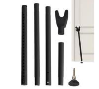 Bloque Porte Sécurité - Barre De Support Réglable En Fer Antidérapante | Dispositif Antivol Portable | Tige Télescopique Pour Appartement Hôtel Voyage Sécurité Maison