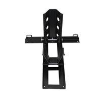 Bloque Roue Moto en Acier - Étrier Réglable 14 à 21 Pouces - Support Avant Moto Universel pour Garage Remorque Transport - Stand Moto pour Maintien Vertical Sécurisé