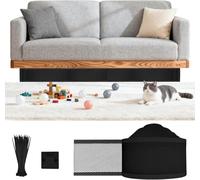 Bloque sous le lit pour animaux de compagnie/sous le canapé - Empêche les animaux et les jouets d'entrer, longueur et hauteur librement réglables, découpable pour s'adapter à plusieurs meubles, facile