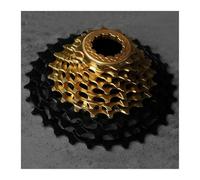Bloque Volant Moteur Arrache Volant Convient pour la cassette HG ZRACE ALPHA EX 11 vitesses, extrêmement légère, entièrement creuse, CNC, pour vélos de route et vélos pliants(Black gold 11-28T)