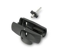 Bloque volet Stopbox - Système sécurité protection pour volet battant anti-défenestration - Dispositif noir inox composite - Fabrication Française