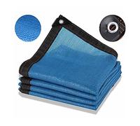 Bloquer Rayons UV Toile Serres Coupe Vent avec Oeillets,Bleu Filet Protection Solaire D'Ombrage Ombrage 75% Auvent,pour ExtéRieur Balcon Cour Plantes Granges (2mx3m/6.6ftx9.8ft)