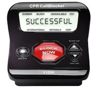 Bloqueur d'Appels CPR V100K - La Solution no.1 en France pour Les Téléphones Fixes et sans Fil. Préchargement de100,000 Numéros Plus Ajout de 10,000 Autres. Installation sans Effort. (V100K)