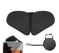 Bloqueur de Bureau Portable - Sensible à la lumière pliable, auvent noir anti-éblouissement, conception ventilée, installation facile | Bureau à domicile Dortoir, Idéal pour les employés Étude Espace