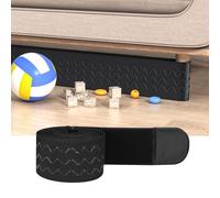 Bloqueur de canapé 7,6 cm x 4 m, élastique réglable pour empêcher les jouets des enfants et des animaux domestiques, barrière de protection de canapé pour bas de canapé standard, lit, meubles avec