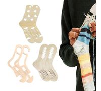 Bloqueur de chaussettes à tricoter - Cadre de réglage de la forme de chaussette, cadre de blocage de chaussettes, moule de fil, kit de moule de bricolage | Utilisation du cadre de bloc de chaussettes