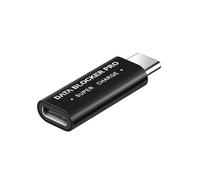 Bloqueur de Données USB-C, Data Blocker Super Charge Noir