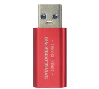 Bloqueur de données USB - Sécurité de charge, protection des ports - Tablettes Defender - Adaptateur de confidentialité USB - Préservatif - Dongle anti-piratage pour stations de charge aéroport