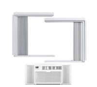 Bloqueur de fenêtre à courant alternatif - Panneau latéral isolant coupe-vent pour climatiseur | Joint de fenêtre imperméable anti-moustiques et économie d'énergie avec cadre, kit d'isolation pour