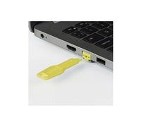 Lindy Bloqueur de port LAN – Verrous RJ45 avec clé – Jaune (10 pièces)
