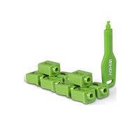 Lindy Verrous de ports SFP (10 pièces) avec clé, vert