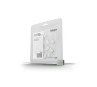 LINDY Verrouillage de port USB-C® jeu de 10 vert sans clé 40438