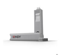 LINDY Kit bloqueur de Port USB Type C avec clé et 4 verrous, Blanc