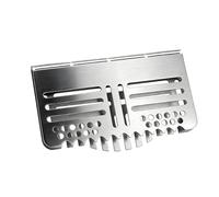 Bloqueur de portail à graisse - Acier inoxydable 11,5x6,8x1cm durable | Protection contre les éclaboussures d'huile pour barbecue avec installation facile, résistant à la rouille, chef, grillades