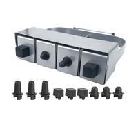 Bloqueur de sol - Compresseur manuel en acier | Bloqueur de 5 cm pour le jardinage | Pour planter, transplanter, couper, boîte de culture, plateau de démarrage, jardin, cour, serre, hommes et