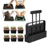 Bloqueur De Sol for Le Démarrage des Graines, Ensemble D'outils De Jardinage À 4 Cellules, Bloqueur De Sol Portatif De 2 Pouces for Le Plateau De Stater De Graines