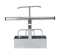 Bloqueur de Terre 4 Cellules, Outil à Poignée Confortable, 29x5x25cm, Acier Robuste - Fabrication Rapide de 4 Mottes, Réduction du Plastique, Transplantation Facile