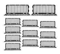 Bloqueur sous Lit, 12 Pièces Barrière Ajustable pour Jouets | Blocage de Jouets pour Canapé et Garde-lit pour Chien - pour Lapin Chien Chat Fauteuil Sol Comptoir Chambre
