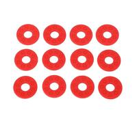 Bloqueurs Anti - Dérapants Pour Sangles De Guitare 12 Pièces, Protecteurs En Matériau PE, Compatibles Guitare Acoustique Ukulélé Basse - Installation Facile Sans Outils, Protecti (Rouge)