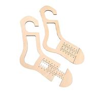 Bloqueurs de chaussettes pour tricotage de tricot à tricot à tricot en bois Sagesse de chaussettes en bois Modèle de tricot de bricolage 1Pair style creux