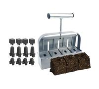 Bloqueurs de sol, outils de jardinage manuels avec 4 grilles, ancrages manuels au sol, pour planter, transplanter des boutures, propagation de semences, jardin, serre, pour hommes et femmes
