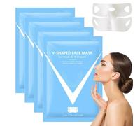 Bloskin Masque Double Menton Réutilisable, Bloskin Lift Mask Bloskin, Gaine Visage Anti Double Menton Réducteur, Raffermir La Peau Et PréVenir L'Affaissement, V Line Lifting Mask (4PC)