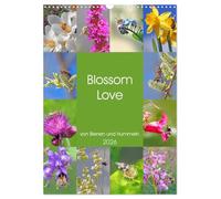 Blossom Love, des abeilles et des bourdons, Version française (Calendrier mural 2026 DIN A3 portrait), Calendrier CALVENDO mensuel