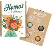 Blossombs Coffret Cadeau Bombes à Graines "Anniversaire" - Mini