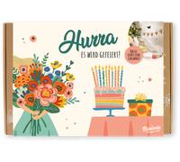 Blossombs Grande Boîte Cadeau DIY "Hourra, c'est la fête !" - 1 kit